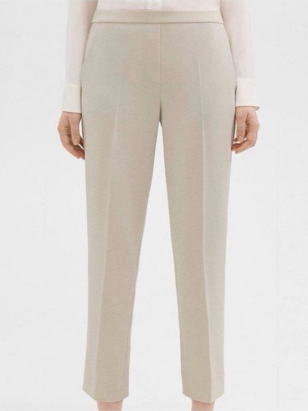 Theory Treeca Pull on Pants in Soft Crunch Linen